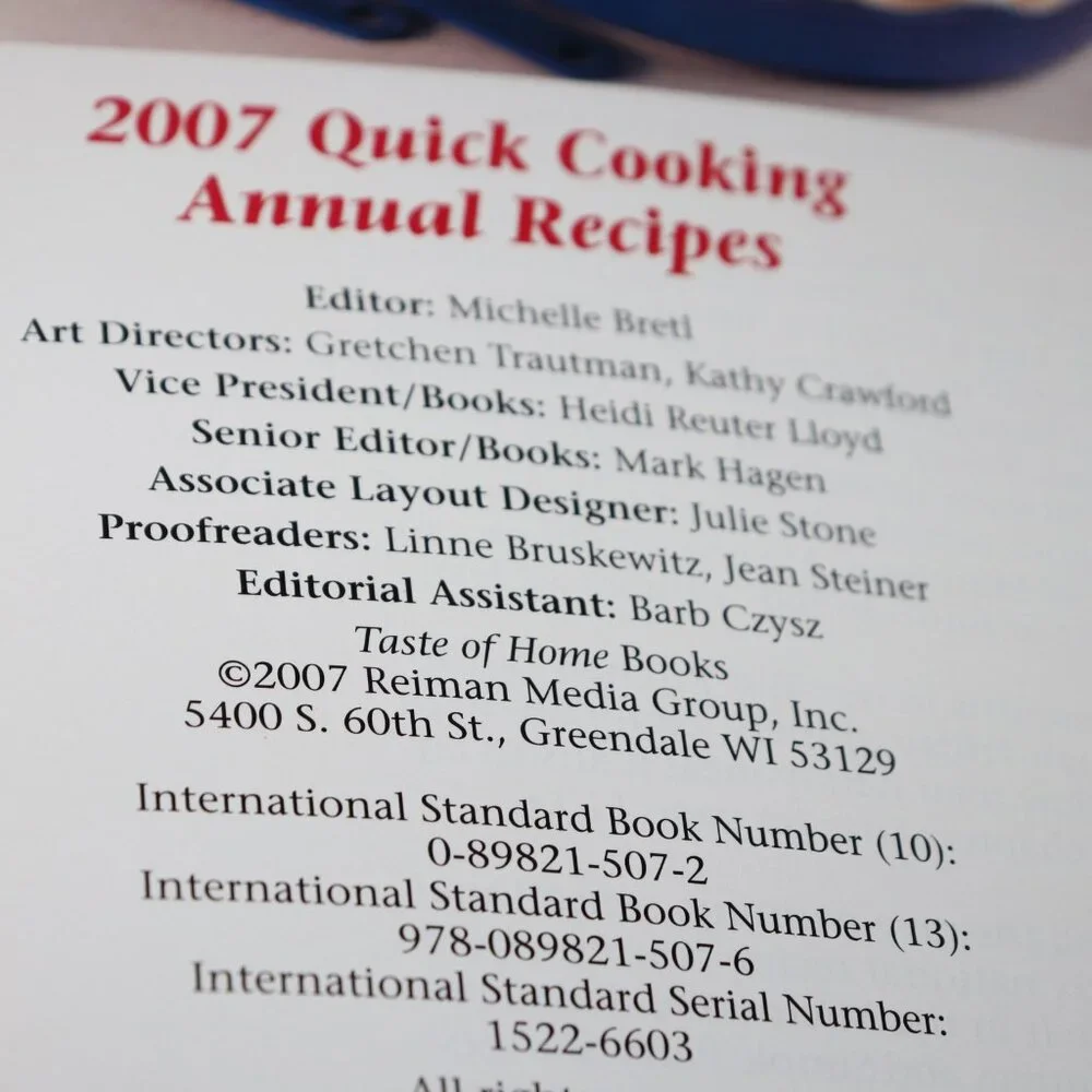 ⏱️ Taste of Home’s 2007 Quick Cooking Annual Recipes · BN Every rapid, reliable